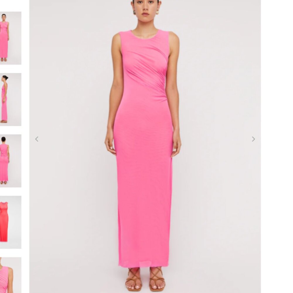 NWT Scanlan Theodore Italian Mesh Gathered Dress (US 6) SOLD OUT